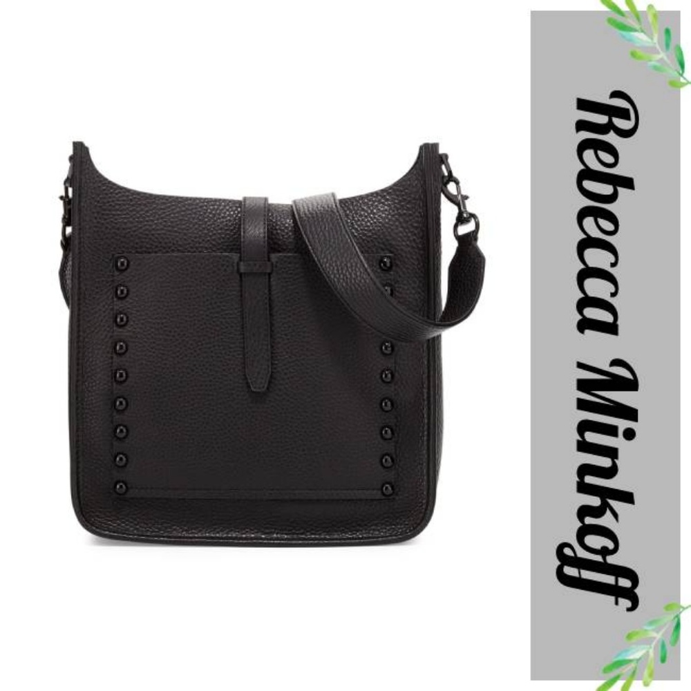 Rebecca Minkoff Leather Studded Feed Bag